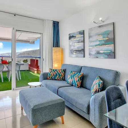 Apartment Wonderful View, Huge Terrace Solarium, Private Parking Costa Adeje (Tenerife)